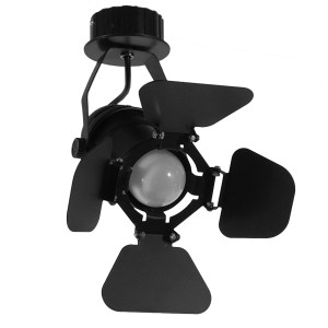 glo-01371-01371_4 GLOBOSTAR® CHICAGO 01371 VINTAGE ΦΩΤΙΣΤΙΚΟ ΟΡΟΦΗΣ ΠΛΕΓΜΑ ΜΟΝΟΦΩΤΟ 1 X E27 IP20 ΜΑΥΡΟ ΜΕΤΑΛ