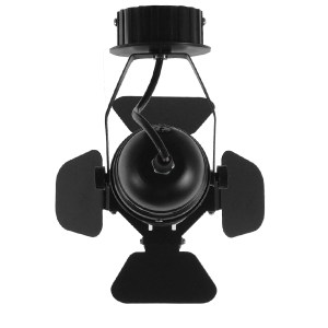 glo-01371-01371_5 GLOBOSTAR® CHICAGO 01371 VINTAGE ΦΩΤΙΣΤΙΚΟ ΟΡΟΦΗΣ ΠΛΕΓΜΑ ΜΟΝΟΦΩΤΟ 1 X E27 IP20 ΜΑΥΡΟ ΜΕΤΑΛ