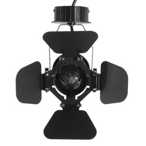 glo-01371-01371_6 GLOBOSTAR® CHICAGO 01371 VINTAGE ΦΩΤΙΣΤΙΚΟ ΟΡΟΦΗΣ ΠΛΕΓΜΑ ΜΟΝΟΦΩΤΟ 1 X E27 IP20 ΜΑΥΡΟ ΜΕΤΑΛ