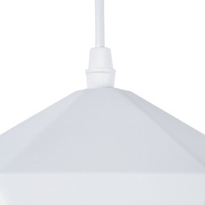 glo-01377-01377_7 GLOBOSTAR® HEXAGON 01377 ΜΟΝΤΕΡΝΟ ΚΡΕΜΑΣΤΟ ΦΩΤΙΣΤΙΚΟ ΚΑΜΠΑΝΑ ΜΟΝΟΦΩΤΟ 1 X E27 IP20 ΛΕΥΚΟ &