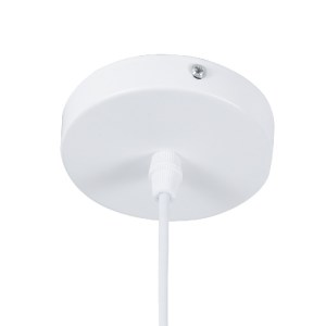 glo-01377-01377_9 GLOBOSTAR® HEXAGON 01377 ΜΟΝΤΕΡΝΟ ΚΡΕΜΑΣΤΟ ΦΩΤΙΣΤΙΚΟ ΚΑΜΠΑΝΑ ΜΟΝΟΦΩΤΟ 1 X E27 IP20 ΛΕΥΚΟ &