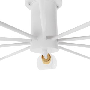 glo-01383-01383_5 GLOBOSTAR® OLINDA 01383 ΜΟΝΤΕΡΝΟ ΦΩΤΙΣΤΙΚΟ ΟΡΟΦΗΣ ΠΛΕΓΜΑ ΠΟΛΥΦΩΤΟ 10 X E27 IP20 ΛΕΥΚΟ & ΧΡ