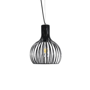 glo-01386-01386_5 GLOBOSTAR® SCANDI 01386 VINTAGE ΚΡΕΜΑΣΤΟ ΦΩΤΙΣΤΙΚΟ ΠΛΕΓΜΑ ΜΟΝΟΦΩΤΟ 1 X E27 IP20 ΜΑΥΡΟ ΜΕΤΑ