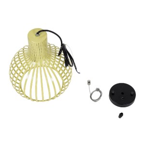 glo-01387-01387_11 GLOBOSTAR® SCANDI 01387 VINTAGE ΚΡΕΜΑΣΤΟ ΦΩΤΙΣΤΙΚΟ ΠΛΕΓΜΑ ΜΟΝΟΦΩΤΟ 1 X E27 IP20 ΜΠΕΖ ΜΕΤΑΛ