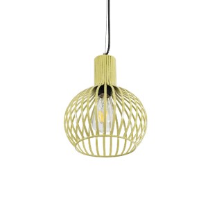 glo-01387-01387_6 GLOBOSTAR® SCANDI 01387 VINTAGE ΚΡΕΜΑΣΤΟ ΦΩΤΙΣΤΙΚΟ ΠΛΕΓΜΑ ΜΟΝΟΦΩΤΟ 1 X E27 IP20 ΜΠΕΖ ΜΕΤΑΛ