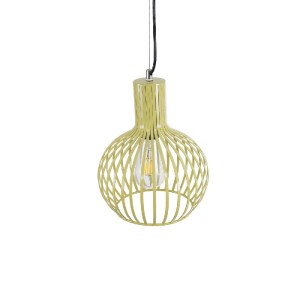 glo-01387-01387_7 GLOBOSTAR® SCANDI 01387 VINTAGE ΚΡΕΜΑΣΤΟ ΦΩΤΙΣΤΙΚΟ ΠΛΕΓΜΑ ΜΟΝΟΦΩΤΟ 1 X E27 IP20 ΜΠΕΖ ΜΕΤΑΛ
