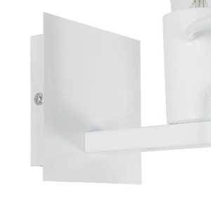 glo-01389-01389_5 GLOBOSTAR® LITTLE MAN 01389 ΜΟΝΤΕΡΝΟ ΕΠΙΤΟΙΧΙΟ ΦΩΤΙΣΤΙΚΟ ΑΠΛΙΚΑ ΜΟΝΟΦΩΤΟ 1 X E27 IP20 ΛΕΥΚΟ ΜΕΤΑΛΛΟ - Μ12 X Π19 X Υ17CM