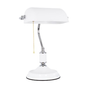 glo-01390-3d4a33_01390_0 GLOBOSTAR® LIBRARY 01390 VINTAGE ΕΠΙΤΡΑΠΕΖΙΟ ΦΩΤΙΣΤΙΚΟ ΠΟΡΤΑΤΙΦ ΜΟΝΟΦΩΤΟ ΜΕΤΑΛΛΙΚΟ ΧΡΩΜΙΟ 