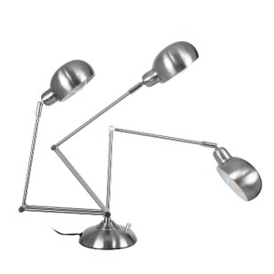 glo-01393-01393_11 GLOBOSTAR® OFFICE CHROME 01393 ΜΟΝΤΕΡΝΟ ΕΠΙΤΡΑΠΕΖΙΟ ΦΩΤΙΣΤΙΚΟ ΠΟΡΤΑΤΙΦ ΜΟΝΟΦΩΤΟ 1 X E27 ΧΡ
