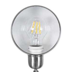 glo-01393-01393_14 GLOBOSTAR® OFFICE CHROME 01393 ΜΟΝΤΕΡΝΟ ΕΠΙΤΡΑΠΕΖΙΟ ΦΩΤΙΣΤΙΚΟ ΠΟΡΤΑΤΙΦ ΜΟΝΟΦΩΤΟ 1 X E27 ΧΡ