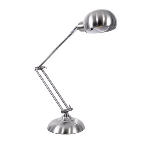 glo-01393-99304d_01393_0 GLOBOSTAR® OFFICE CHROME 01393 ΜΟΝΤΕΡΝΟ ΕΠΙΤΡΑΠΕΖΙΟ ΦΩΤΙΣΤΙΚΟ ΠΟΡΤΑΤΙΦ ΜΟΝΟΦΩΤΟ 1 X E27 ΧΡ