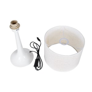 glo-01395-01395_9 GLOBOSTAR® AMBROSIA 01395 ΜΟΝΤΕΡΝΟ ΕΠΙΤΡΑΠΕΖΙΟ ΦΩΤΙΣΤΙΚΟ ΠΟΡΤΑΤΙΦ ΜΟΝΟΦΩΤΟ 1 X E27 ΛΕΥΚΟ Μ
