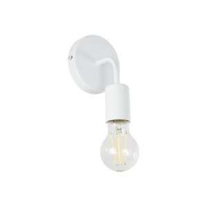 glo-01397-01397_0 GLOBOSTAR® DON 01397 VINTAGE ΕΠΙΤΟΙΧΙΟ ΦΩΤΙΣΤΙΚΟ ΑΠΛΙΚΑ ΜΟΝΟΦΩΤΟ 1 X E27 IP20 ΛΕΥΚΟ ΜΕΤΑΛΛΟ - Μ10 X Π7 X Υ16CM