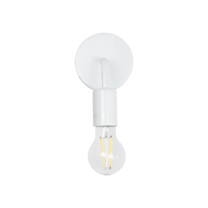 glo-01397-01397_4 GLOBOSTAR® DON 01397 VINTAGE ΕΠΙΤΟΙΧΙΟ ΦΩΤΙΣΤΙΚΟ ΑΠΛΙΚΑ ΜΟΝΟΦΩΤΟ 1 X E27 IP20 ΛΕΥΚΟ ΜΕΤΑΛΛΟ - Μ10 X Π7 X Υ16CM