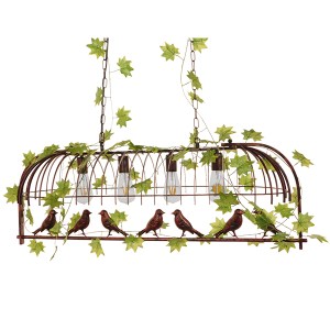 glo-01402-01402_2 GLOBOSTAR® NEST 01402 VINTAGE ΚΡΕΜΑΣΤΟ ΦΩΤΙΣΤΙΚΟ ΦΙΓΟΥΡΑ ΠΟΛΥΦΩΤΟ 4 X E27 IP20 ΧΑΛΚΙΝΟ ΜΕΤ