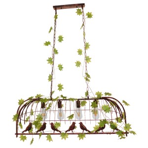 glo-01402-01402_3 GLOBOSTAR® NEST 01402 VINTAGE ΚΡΕΜΑΣΤΟ ΦΩΤΙΣΤΙΚΟ ΦΙΓΟΥΡΑ ΠΟΛΥΦΩΤΟ 4 X E27 IP20 ΧΑΛΚΙΝΟ ΜΕΤ