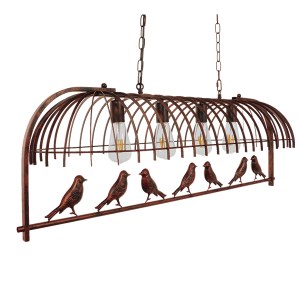 glo-01402-01402_7 GLOBOSTAR® NEST 01402 VINTAGE ΚΡΕΜΑΣΤΟ ΦΩΤΙΣΤΙΚΟ ΦΙΓΟΥΡΑ ΠΟΛΥΦΩΤΟ 4 X E27 IP20 ΧΑΛΚΙΝΟ ΜΕΤ
