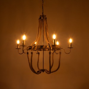glo-01404-01404_3 GLOBOSTAR® VICTORIAN 01404 VINTAGE ΚΡΕΜΑΣΤΟ ΦΩΤΙΣΤΙΚΟ ΑΝΑΡΤΗΣΗ ΠΟΛΥΦΩΤΟ 6 X E14 IP20 ΧΑΛΚΙ