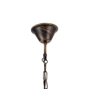 glo-01406-01406_12 GLOBOSTAR® UMBRELLA 01406 VINTAGE ΚΡΕΜΑΣΤΟ ΦΩΤΙΣΤΙΚΟ ΦΙΓΟΥΡΑ ΠΟΛΥΦΩΤΟ 5 X E27 IP20 ΧΑΛΚΙΝΟ