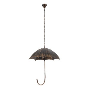 glo-01406-01406_4 GLOBOSTAR® UMBRELLA 01406 VINTAGE ΚΡΕΜΑΣΤΟ ΦΩΤΙΣΤΙΚΟ ΦΙΓΟΥΡΑ ΠΟΛΥΦΩΤΟ 5 X E27 IP20 ΧΑΛΚΙΝΟ