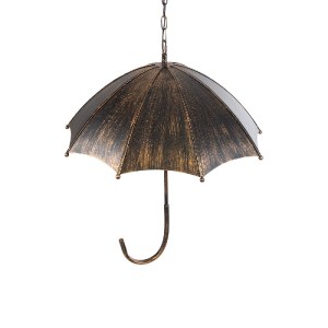 glo-01406-01406_7 GLOBOSTAR® UMBRELLA 01406 VINTAGE ΚΡΕΜΑΣΤΟ ΦΩΤΙΣΤΙΚΟ ΦΙΓΟΥΡΑ ΠΟΛΥΦΩΤΟ 5 X E27 IP20 ΧΑΛΚΙΝΟ