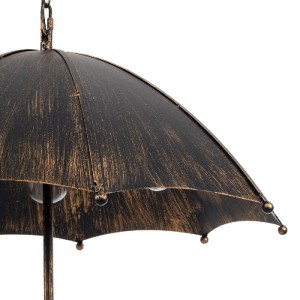 glo-01406-01406_8 GLOBOSTAR® UMBRELLA 01406 VINTAGE ΚΡΕΜΑΣΤΟ ΦΩΤΙΣΤΙΚΟ ΦΙΓΟΥΡΑ ΠΟΛΥΦΩΤΟ 5 X E27 IP20 ΧΑΛΚΙΝΟ