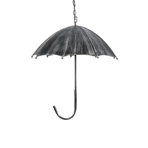 glo-01407-01407_5 GLOBOSTAR® UMBRELLA 01407 VINTAGE ΚΡΕΜΑΣΤΟ ΦΩΤΙΣΤΙΚΟ ΦΙΓΟΥΡΑ ΠΟΛΥΦΩΤΟ 5 X E27 IP20 ΑΣΗΜΙ Μ