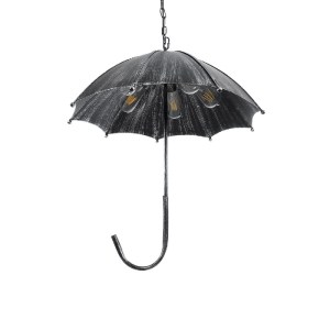 glo-01407-01407_6 GLOBOSTAR® UMBRELLA 01407 VINTAGE ΚΡΕΜΑΣΤΟ ΦΩΤΙΣΤΙΚΟ ΦΙΓΟΥΡΑ ΠΟΛΥΦΩΤΟ 5 X E27 IP20 ΑΣΗΜΙ Μ