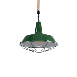 glo-01408-01408_2 GLOBOSTAR® CRANE 01408 VINTAGE ΚΡΕΜΑΣΤΟ ΦΩΤΙΣΤΙΚΟ ΜΟΝΟΦΩΤΟ ΚΑΜΠΑΝΑ 1 X E27 IP20 ΠΡΑΣΙΝΟ & 