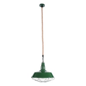 glo-01408-01408_4 GLOBOSTAR® CRANE 01408 VINTAGE ΚΡΕΜΑΣΤΟ ΦΩΤΙΣΤΙΚΟ ΜΟΝΟΦΩΤΟ ΚΑΜΠΑΝΑ 1 X E27 IP20 ΠΡΑΣΙΝΟ & 