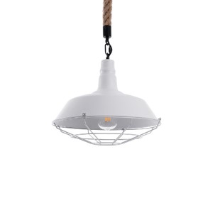 glo-01409-01409_2 GLOBOSTAR® CRANE 01409 VINTAGE ΚΡΕΜΑΣΤΟ ΦΩΤΙΣΤΙΚΟ ΜΟΝΟΦΩΤΟ ΚΑΜΠΑΝΑ 1 X E27 IP20 ΛΕΥΚΟ ΜΕΤΑ