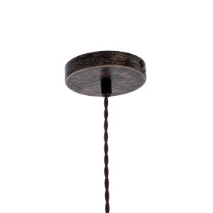 glo-01413-01413_11 GLOBOSTAR® SPIGOT 01413 VINTAGE ΚΡΕΜΑΣΤΟ ΦΩΤΙΣΤΙΚΟ ΑΝΑΡΤΗΣΗ ΜΟΝΟΦΩΤΟ 1 X E27 IP20 ΧΑΛΚΙΝΟ 