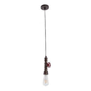 glo-01413-01413_4 GLOBOSTAR® SPIGOT 01413 VINTAGE ΚΡΕΜΑΣΤΟ ΦΩΤΙΣΤΙΚΟ ΑΝΑΡΤΗΣΗ ΜΟΝΟΦΩΤΟ 1 X E27 IP20 ΧΑΛΚΙΝΟ 
