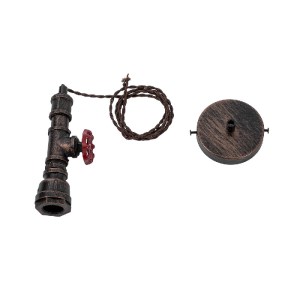 glo-01414-01414_12 GLOBOSTAR® SPIGOT 01414 VINTAGE ΚΡΕΜΑΣΤΟ ΦΩΤΙΣΤΙΚΟ ΑΝΑΡΤΗΣΗ ΜΟΝΟΦΩΤΟ 1 X E27 IP20 ΚΑΦΕ & Κ