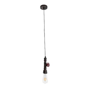 glo-01414-01414_4 GLOBOSTAR® SPIGOT 01414 VINTAGE ΚΡΕΜΑΣΤΟ ΦΩΤΙΣΤΙΚΟ ΑΝΑΡΤΗΣΗ ΜΟΝΟΦΩΤΟ 1 X E27 IP20 ΚΑΦΕ & Κ