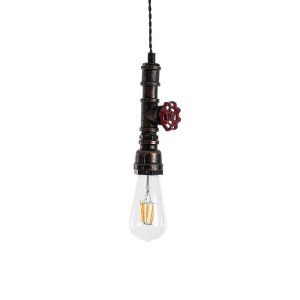 glo-01414-01414_5 GLOBOSTAR® SPIGOT 01414 VINTAGE ΚΡΕΜΑΣΤΟ ΦΩΤΙΣΤΙΚΟ ΑΝΑΡΤΗΣΗ ΜΟΝΟΦΩΤΟ 1 X E27 IP20 ΚΑΦΕ & Κ