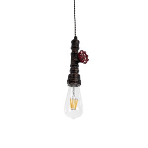 glo-01414-01414_6 GLOBOSTAR® SPIGOT 01414 VINTAGE ΚΡΕΜΑΣΤΟ ΦΩΤΙΣΤΙΚΟ ΑΝΑΡΤΗΣΗ ΜΟΝΟΦΩΤΟ 1 X E27 IP20 ΚΑΦΕ & Κ