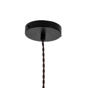 glo-01415-01415_11 GLOBOSTAR® SPIGOT 01415 VINTAGE ΚΡΕΜΑΣΤΟ ΦΩΤΙΣΤΙΚΟ ΑΝΑΡΤΗΣΗ ΜΟΝΟΦΩΤΟ 1 X E27 IP20 ΜΑΥΡΟ & 