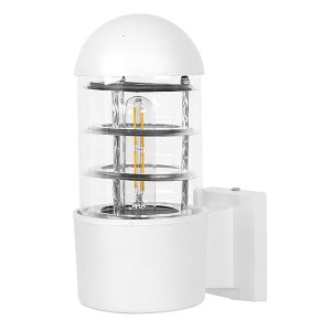 glo-01418-01418_0 GLOBOSTAR® NEWI 01418 ΜΟΝΤΕΡΝΟ ΕΠΙΤΟΙΧΙΟ ΦΩΤΙΣΤΙΚΟ ΑΠΛΙΚΑ ΜΟΝΟΦΩΤΟ 1 X E27 IP20 ΛΕΥΚΟ & ΑΣ