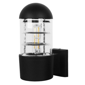 glo-01419-01419_0 GLOBOSTAR® NEWI 01419 ΜΟΝΤΕΡΝΟ ΕΠΙΤΟΙΧΙΟ ΦΩΤΙΣΤΙΚΟ ΑΠΛΙΚΑ ΜΟΝΟΦΩΤΟ 1 X E27 IP20 ΜΑΥΡΟ & ΑΣ