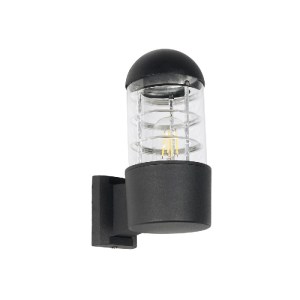 glo-01419-2cb982_01419_0 GLOBOSTAR® NEWI 01419 ΜΟΝΤΕΡΝΟ ΕΠΙΤΟΙΧΙΟ ΦΩΤΙΣΤΙΚΟ ΑΠΛΙΚΑ ΜΟΝΟΦΩΤΟ 1 X E27 IP20 ΜΑΥΡΟ & ΑΣΗΜΙ ΜΕΤΑΛΛΟ ΜΕ ΔΙΑΦΑΝΟ ΓΥΑΛΙ - Μ11 X Π17 X Υ25CM