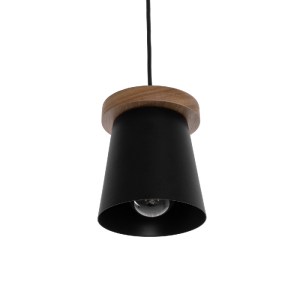 glo-01424-01424_5 GLOBOSTAR® LANA 01424 ΜΟΝΤΕΡΝΟ ΚΡΕΜΑΣΤΟ ΦΩΤΙΣΤΙΚΟ ΚΥΛΙΝΔΡΟΣ ΜΟΝΟΦΩΤΟ 1 X E27 IP20 ΜΑΥΡΟ ΜΕ