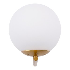 glo-01426-01426_4 GLOBOSTAR® JADA 01426 ΜΟΝΤΕΡΝΟ ΕΠΙΤΟΙΧΙΟ ΦΩΤΙΣΤΙΚΟ ΑΠΛΙΚΑ ΜΟΝΟΦΩΤΟ 1 X E27 IP20 ΧΡΥΣΟ ΜΕΤΑ
