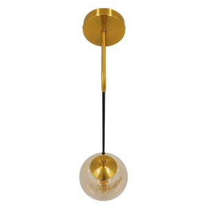 glo-01427-01427_4 GLOBOSTAR® MADISON 01427 ΜΟΝΤΕΡΝΟ ΕΠΙΤΟΙΧΙΟ ΦΩΤΙΣΤΙΚΟ ΑΠΛΙΚΑ ΜΟΝΟΦΩΤΟ 1 X E27 IP20 ΧΡΥΣΟ Μ