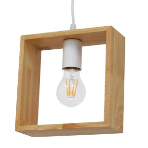 glo-01428-01428_0 GLOBOSTAR® ELISE 01428 ΜΟΝΤΕΡΝΟ ΚΡΕΜΑΣΤΟ ΦΩΤΙΣΤΙΚΟ ΟΡΟΦΗΣ ΜΟΝΟΦΩΤΟ 1 X E27 IP20 ΜΠΕΖ ΞΥΛΟ 