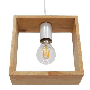 glo-01428-01428_5 GLOBOSTAR® ELISE 01428 ΜΟΝΤΕΡΝΟ ΚΡΕΜΑΣΤΟ ΦΩΤΙΣΤΙΚΟ ΟΡΟΦΗΣ ΜΟΝΟΦΩΤΟ 1 X E27 IP20 ΜΠΕΖ ΞΥΛΟ 
