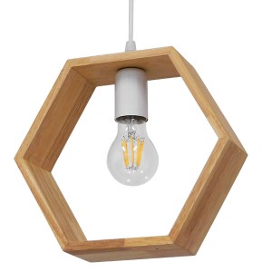 glo-01429-01429_0 GLOBOSTAR® ELISE 01429 ΜΟΝΤΕΡΝΟ ΚΡΕΜΑΣΤΟ ΦΩΤΙΣΤΙΚΟ ΟΡΟΦΗΣ ΜΟΝΟΦΩΤΟ 1 X E27 IP20 ΜΠΕΖ ΞΥΛΟ 