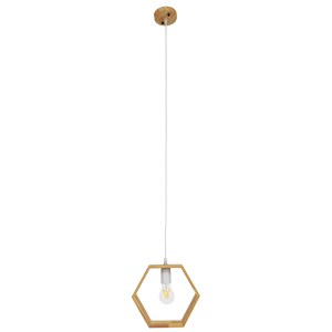 glo-01429-01429_2 GLOBOSTAR® ELISE 01429 ΜΟΝΤΕΡΝΟ ΚΡΕΜΑΣΤΟ ΦΩΤΙΣΤΙΚΟ ΟΡΟΦΗΣ ΜΟΝΟΦΩΤΟ 1 X E27 IP20 ΜΠΕΖ ΞΥΛΟ 