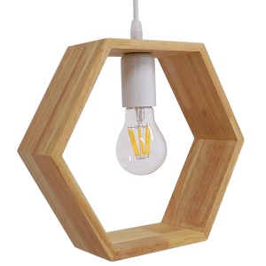 glo-01429-01429_8 GLOBOSTAR® ELISE 01429 ΜΟΝΤΕΡΝΟ ΚΡΕΜΑΣΤΟ ΦΩΤΙΣΤΙΚΟ ΟΡΟΦΗΣ ΜΟΝΟΦΩΤΟ 1 X E27 IP20 ΜΠΕΖ ΞΥΛΟ 