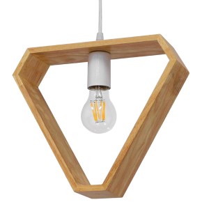 glo-01430-01430_0 GLOBOSTAR® ELISE 01430 ΜΟΝΤΕΡΝΟ ΚΡΕΜΑΣΤΟ ΦΩΤΙΣΤΙΚΟ ΟΡΟΦΗΣ ΜΟΝΟΦΩΤΟ 1 X E27 IP20 ΜΠΕΖ ΞΥΛΟ 
